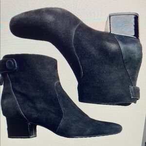 Black Suede Ankle Boots
